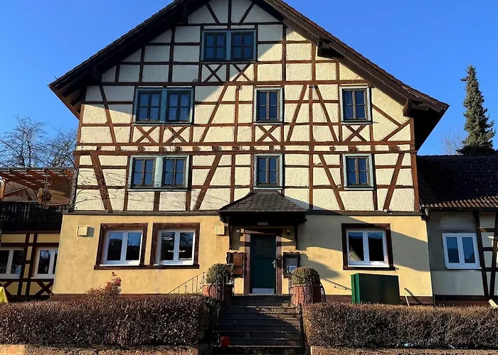 Boardinghouse Zur Rose 아파트 Leidersbach
